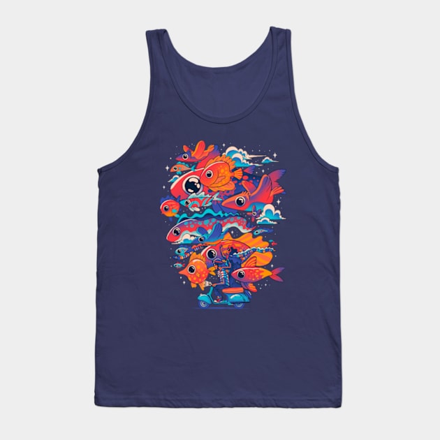 Let's Get Lost Tank Top by Madkobra